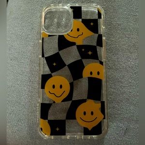 NEW Smiley, Black & Clear iPhone 13 Case